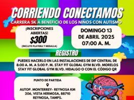 Pospone DIF Reynosa y Voluntariado Carrera con Causa “Corriendo Conectamos