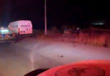 Muere prensado tras impactarse contra camión sobre carretera Reynosa-San Fernando