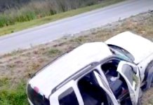 Vuelca unidad en concurrido libramiento dejando una persona lesionada