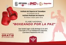 Invita Gobierno de Reynosa a la Clase Nacional “Boxeando por la Paz”
