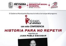 Invita Gobierno Municipal de Reynosa a la conferencia Historia para No Repetir