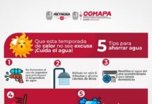 Exhorta COMAPA al uso responsable del agua potable