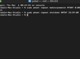 Cómo programar el apagado y encendido de tu Mac o Macbook en macOS