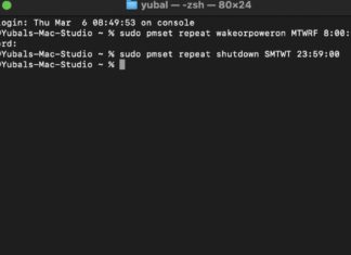 Cómo programar el apagado y encendido de tu Mac o Macbook en macOS