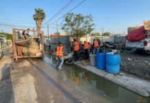 Permanente trabajo del Gobierno de Carlos Peña Ortiz en colonias de Reynosa