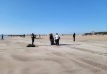 Participa Guardia Estatal en “Limpiazo Playa Tesoro Altamira”