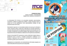 Universidad ITCC informa que la carrera Runners Kids queda pospuesta hasta nuevo aviso