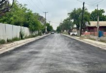 Realizan  trabajos de pavimentación en calles de Díaz Ordaz