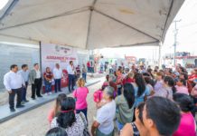 Inició Carlos Peña Ortiz Pavimentación Hidráulica en San Valentín por Más de 4.9 MDP