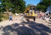 Crucial participación de familias en descacharrización y limpieza de Reynosa