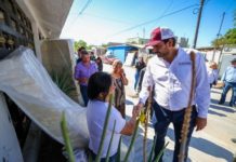 Entregó Alcalde de Reynosa apoyos municipales en la colonia Lucio Blanco
