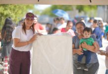 Refuerzan DIF-Reynosa y Voluntariado apoyos en la colonia Marte R. Gómez