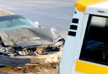 Chocan dos unidades dejando daños en carretera Río Bravo-Reynosa