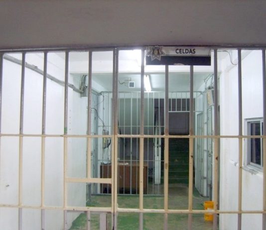 Detienen a sujeto por alterar el orden y daños a comercio