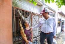 Realiza Carlos Peña Ortiz censo para apoyar a familias reynosenses