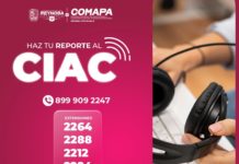 Invita COMAPA a realizar sus reportes a través de las líneas telefónicas del CIAC