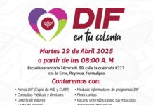 Llevará DIF-Reynosa programas y servicios a familias de La Cima