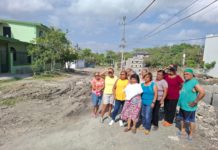 Vecinos de Madero protestan contra constructora por daños a la infraestructura