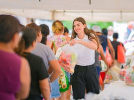 Apoyo ciudadano llega a través de DIF-Reynosa al Fraccionamiento Las Palmas