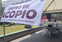 En Tampico instalan 5 centros de acopio para ayudar a los residentes de municipios afectados por las lluvias