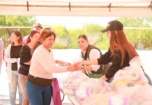 Lleva DIF-Reynosa y Voluntariado brigada a la colonia Las Mitras con apoyos para familias afectadas