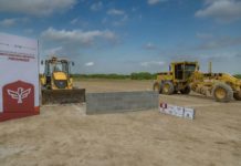 Colocan primera piedra de nueva secundaria general en Reynosa