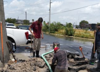 Reparó COMAPA fugas de agua potable en diferentes sectores de la ciudad