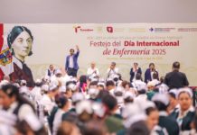 Festejaron el Gobernador Américo Villarreal por y el Alcalde Carlos Peña Ortiz, Día Internacional de Enfermería 2025
