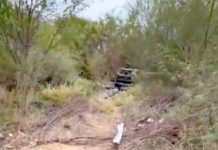 Hallan unidad quemada en apartado sector popular