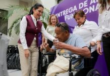 Encabeza Mónica Villarreal Nueva Entrega de Aparatos Funcionales