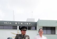 Atestigua Mónica Villarreal Protesta de Bandera del Servicio Militar Nacional