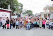 Inaugura Mónica Villarreal Pavimentación De Dos Calles en Colonia López Portillo