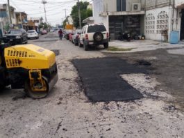 Mejora programa intensivo de bacheo importantes vialidades en Reynosa