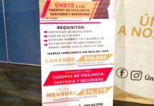 Permanente campaña laboral para incorporarse a la Guardia Estatal