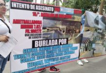 Florinda Casados protesta contra SEDENA, exige justicia