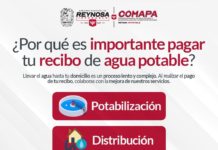 Invita COMAPA a realizar el pago puntual del agua para el buen funcionamiento del servicio