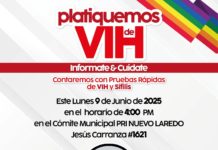 Ofrece el PRI plática sobre el VIH y sus consecuencias en las personas