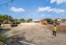 Construye Gobierno de Carlos Peña Ortiz cancha de futbol en Jarachina Sur