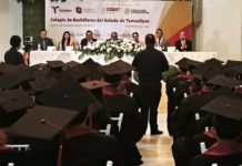 Realizan graduación de la generación egresada del COBAT en Río Bravo
