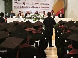 Realizan graduación de la generación egresada del COBAT en Río Bravo