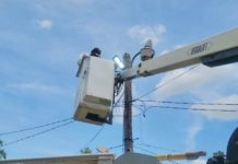 Instalan luminarias en ejido La Soledad