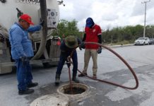 Realizó COMAPA sondeo de red de drenaje sanitario en distintos sectores