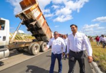 Mejora Gobierno de Carlos Peña Ortiz infraestructura vial de San Valentín