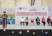 Conmemoran Día Mundial de la Seguridad Vial en Tampico