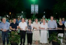 Inaugura Mónica Villarreal, Plaza “Amalia González Caballero de Castillo Ledón”
