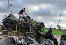 Recolectaron cuadrillas del Municipio, llantas en plazas públicas