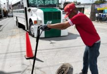 Realizó COMAPA trabajos de limpieza y sondeo en colectores sanitarios de Hacienda Las Fuentes