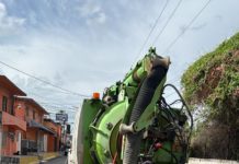 Sondeó COMAPA líneas de drenaje sanitario en distintos puntos de la ciudad