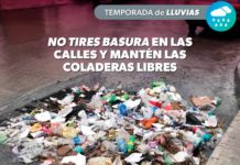 Exhorta COMAPA a evitar arrojar basura en la calle y obstruir las alcantarillas