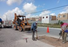 Rehabilita Gobierno de Reynosa baches en avenidas de Jarachina Sur
